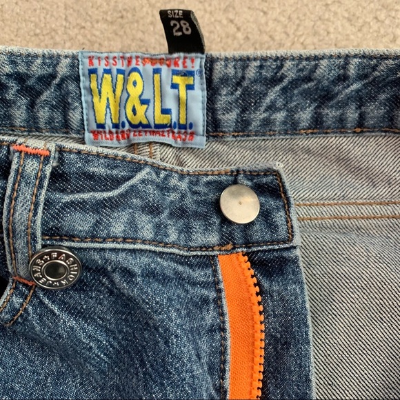Vintage Walter Van Beirendonck W&LT Wild and Lethal Trash Kiss the Future Jeans - Picture 7 of 10